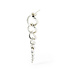Buddha to Buddha Exclusieve Chain Gradient Oorbellen van 925 Sterling Zilver – Gratis Gravure