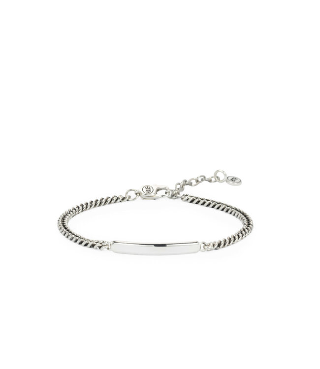 Mini Armband Essential Bar Zilver