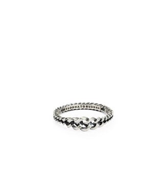 Ring Chain Gradient Zilver - maat 17
