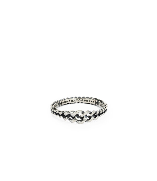 Buddha to Buddha Exklusives Chain Gradient Ring - 925 Silber aus 925er Sterlingsilber – Gratis Gravur