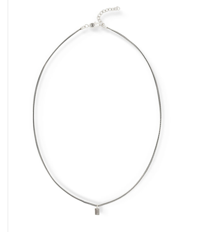Stacking Ketting Barbara Zilver