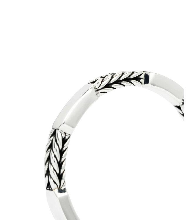 Buddha to Buddha Stacking Ring Barbara Mix Silber