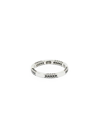 Buddha to Buddha Buddha to Buddha Stacking Ring Barbara Mix Silber