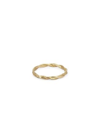 Buddha to Buddha Buddha to Buddha Stacking Ring Katja Twist Gold 14ct