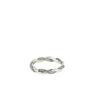 Buddha to Buddha Stacking Ring Katja Twist Zilver