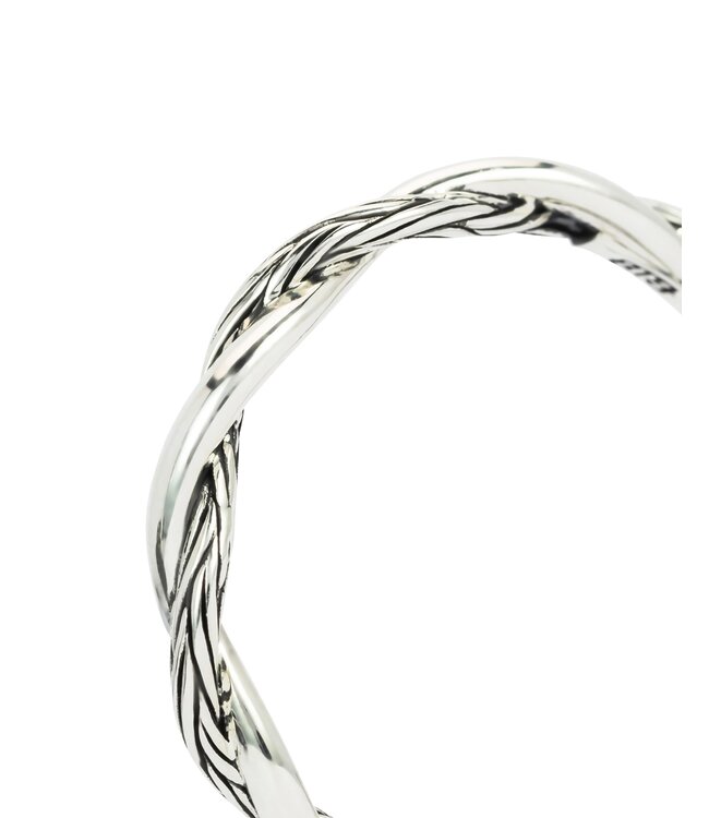 Buddha to Buddha Stacking Ring Katja Twist Silver