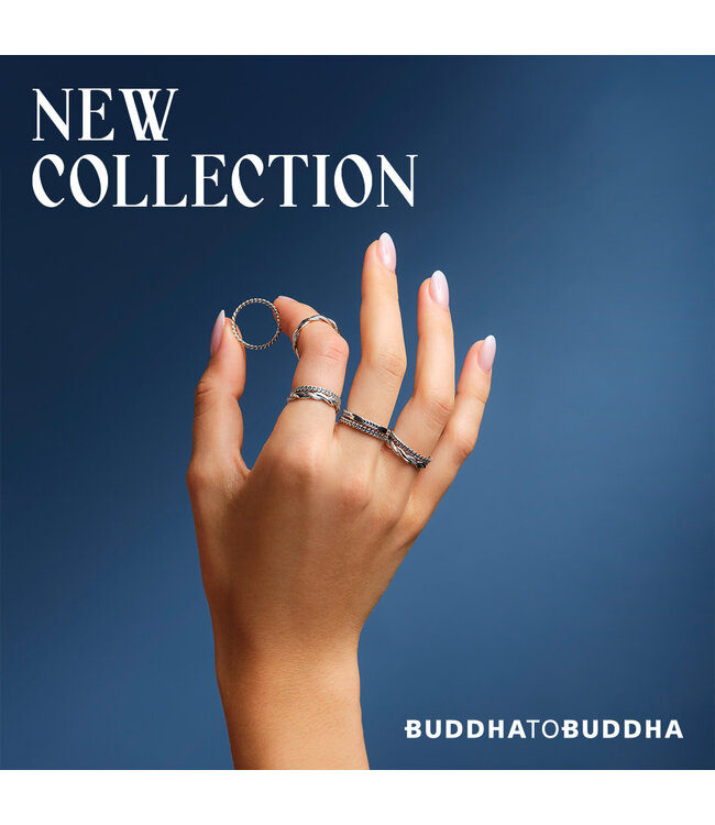 Buddha to Buddha Stacking Ring Katja Twist Silber