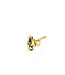 Stacking Oorknopje Double Link Goud 14kt Single Piece