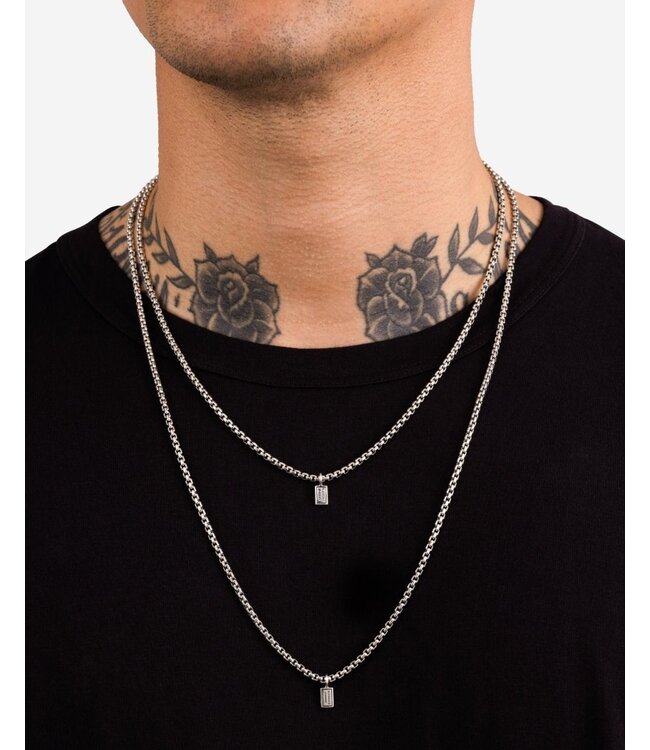 Stacking Ketting Venetian Zilver