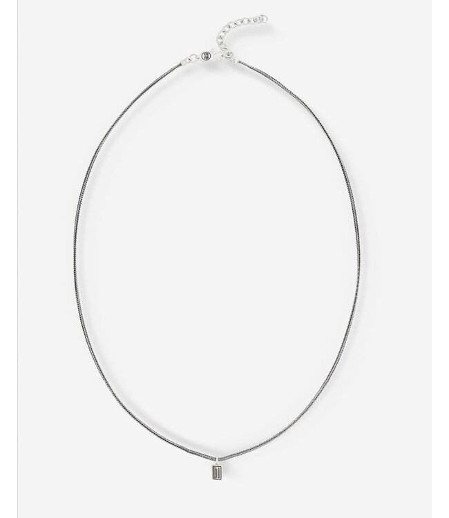 Stacking Ketting Barbara Zilver