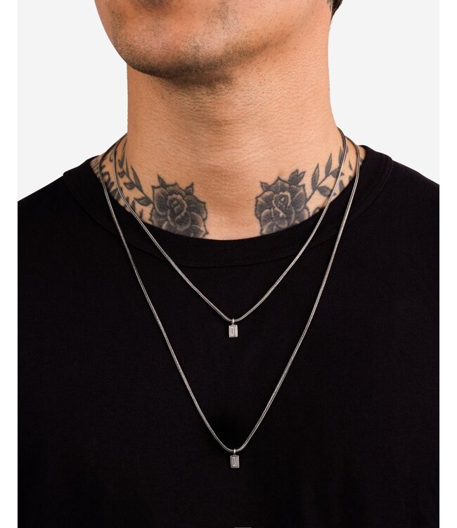 Buddha to Buddha Buddha to Buddha - Stacking Ketting Barbara Zilver