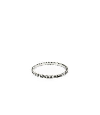 Stacking Ring Nathalie Zilver - maat 18