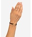Buddha to Buddha Katja Koord Armband Goudkleurig Zwart