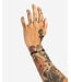 Buddha to Buddha Katja Koord Armband Goudkleurig Zwart