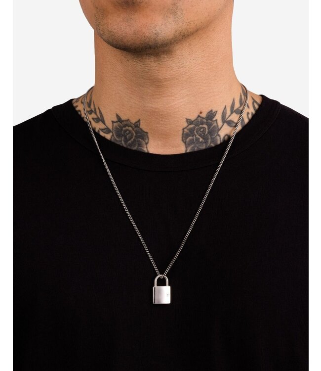 Buddha to Buddha Padlock Zilver