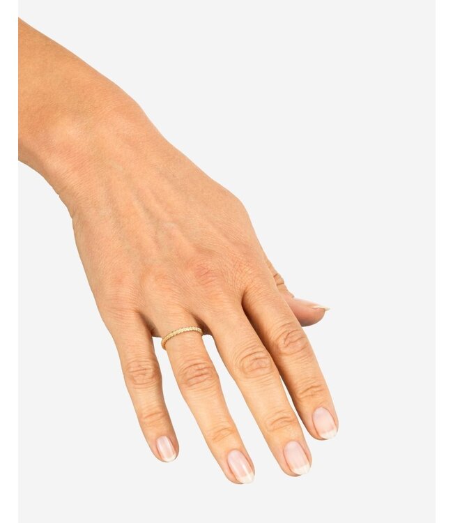 Buddha to Buddha Buddha to Buddha Stacking Ring Nathalie Goud 14ct