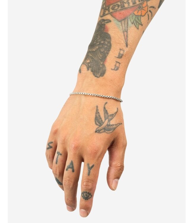 Buddha to Buddha Exklusives Stacking Armband Venetian Silber aus 925er Sterlingsilber – Gratis Gravur