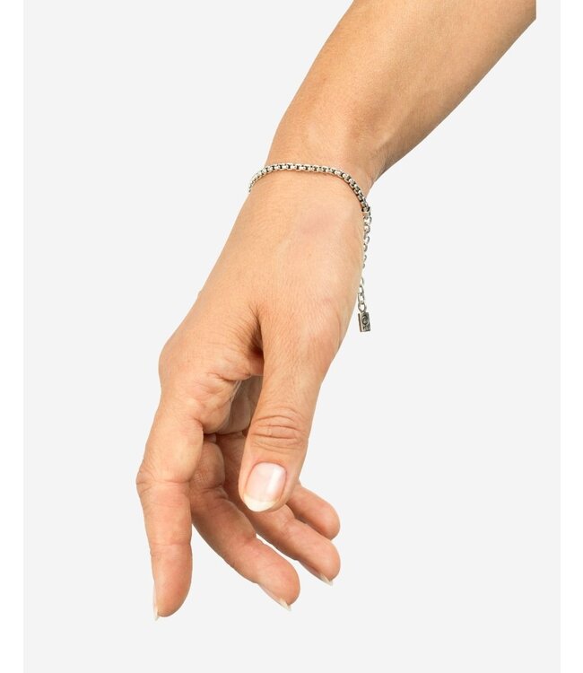 Buddha to Buddha - Stacking Armband Venetian Zilver