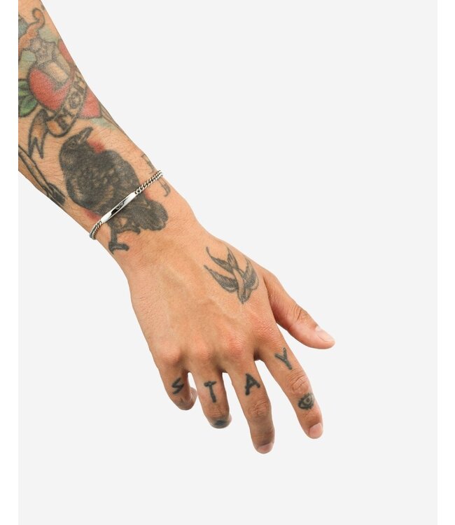 Mini Armband Essential Bar Zilver