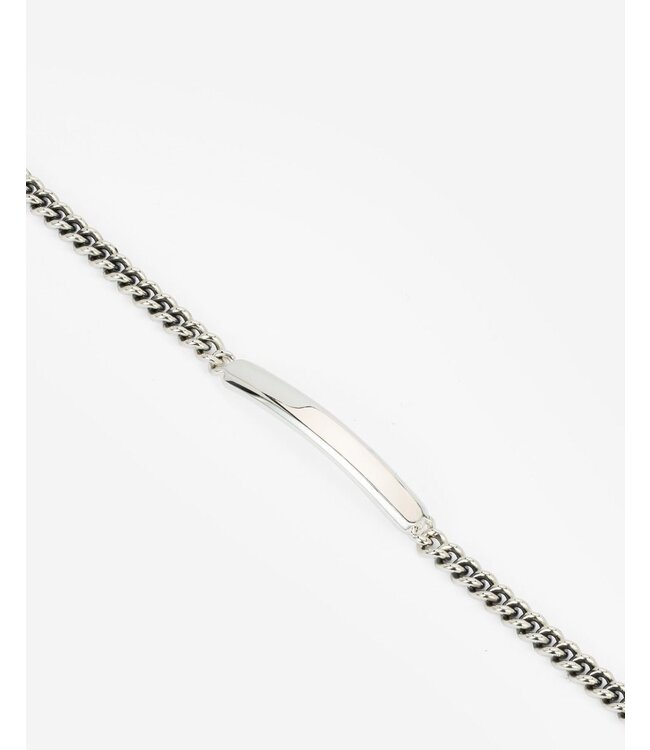 Mini Armband Essential Bar Zilver