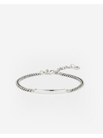 Buddha to Buddha Mini Armband Essential Bar Zilver