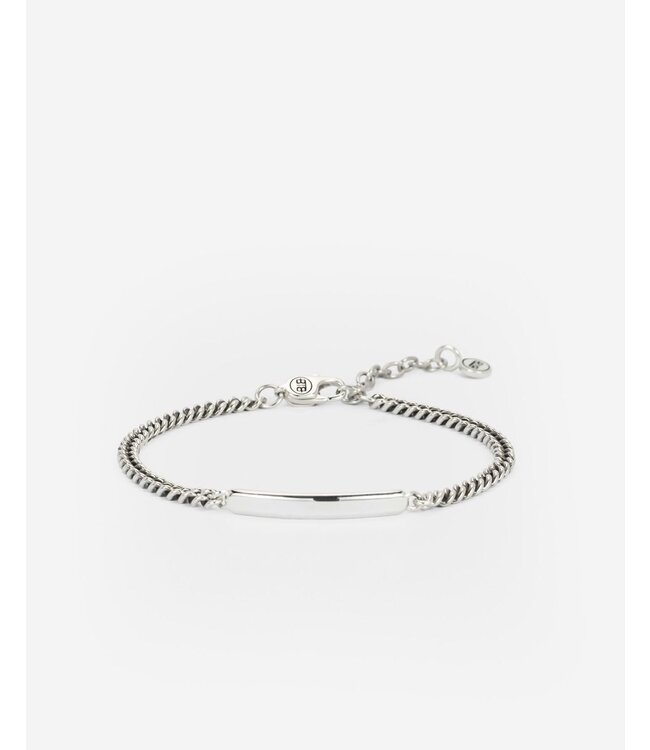 Mini Armband Essential Bar Zilver