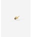 Buddha to Buddha Exclusieve Katja Oorknop Zilver / 14K Goud Single Piece / Verguld van 925 Sterling Zilver – Gratis Gravure