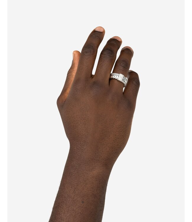 Buddha to Buddha Barbara Double Ring Silber