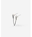 Oorknopje George Double 14kt Goud Single Piece | Juwel