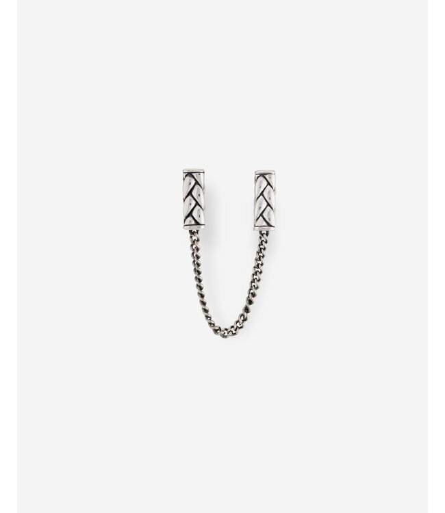 Oorknopje George Double 14kt Goud Single Piece | Juwel