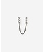 Oorknopje George Double 14kt Goud Single Piece | Juwel