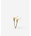 Oorknopje George Double 14kt Goud Single Piece | Juwel