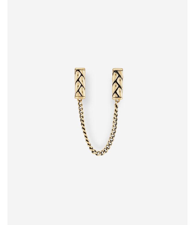 Buddha to Buddha George Double Earstud Single Piece