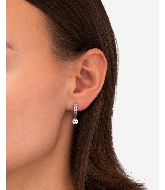 Buddha to Buddha Exklusives Oorbel Esther Single Piece Verguld Silber & Geelgoud 14k aus 925er Sterlingsilber – Gratis Gravur