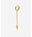 Oorbel Ben 14kt Goud Single Piece