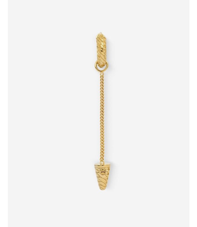 Oorbel Ben 14kt Goud Single Piece