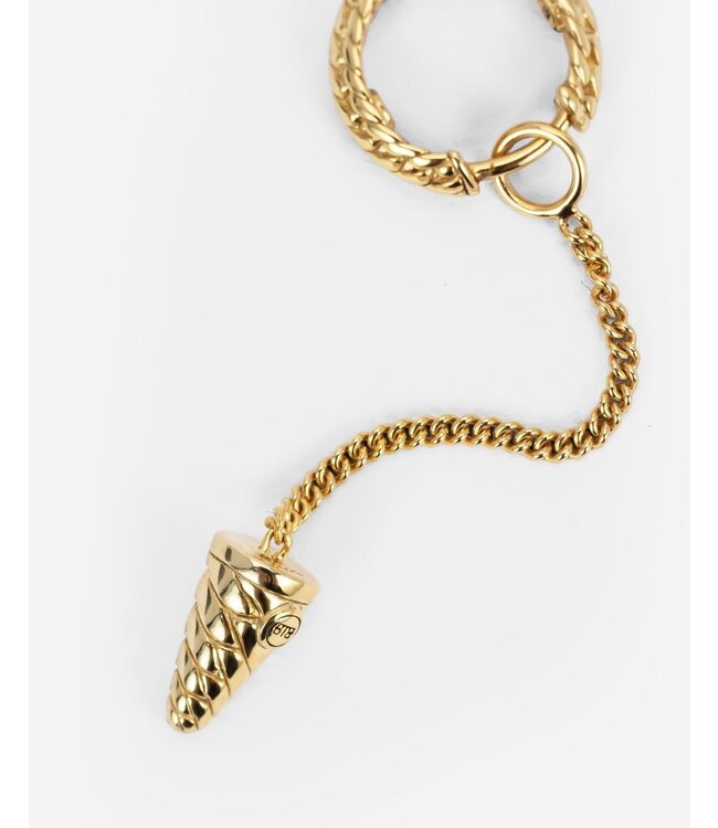 Oorbel Ben 14kt Goud Single Piece