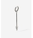 Buddha to Buddha Exklusives Ben Earhoop Single Piece Silber, 14krt Geelgoud en Verguld aus 925er Sterlingsilber – Gratis Gravur