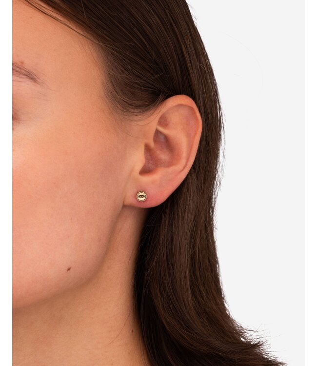 Buddha to Buddha Buddha to Buddha Barbara Logo Earstud Single Piece