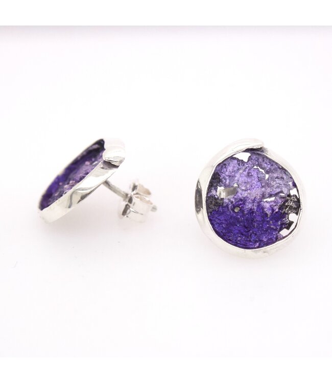 Arior Barcelona Small Violet Envit Earrings Lila petites