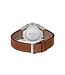 Boss SKYTRAVELLER Armbanduhr mit braunem Armband und schwarzem Zifferblatt – 44 mm – HB1514161
