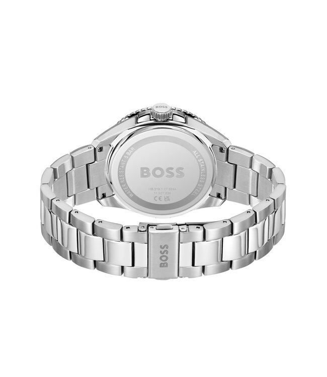 Boss Heren Staal Zilverkleurig Runner 3H 43mm