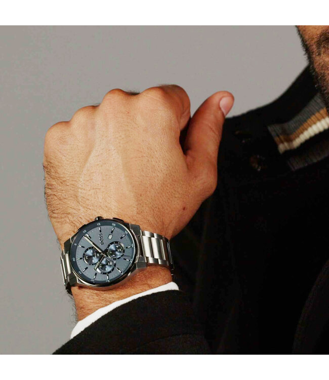 Boss Herrenchronograph Peak 2.0 Silber – HB1514189 – 44 mm