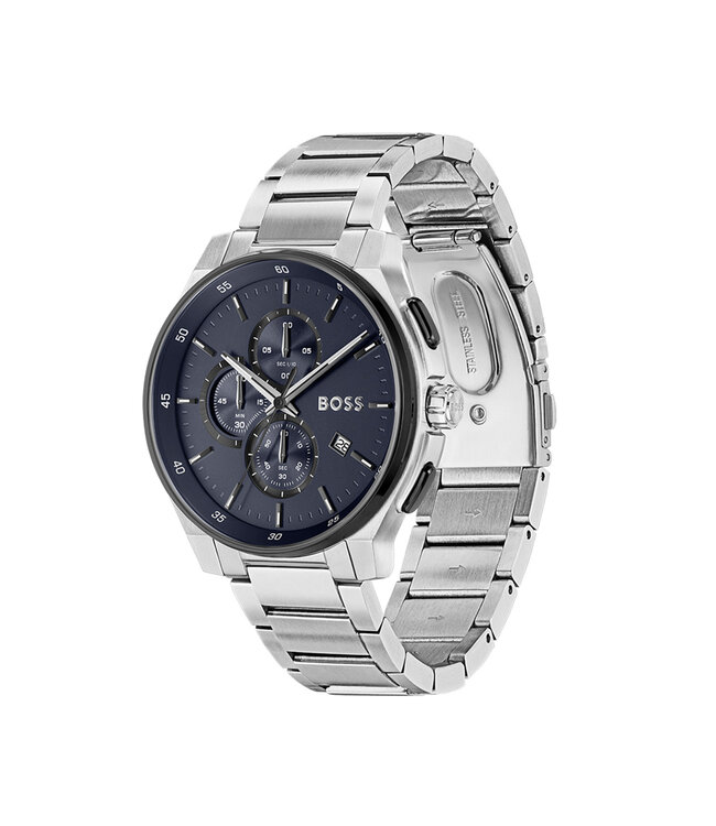 Boss Men’s Chronograph Peak 2.0 Silver – HB1514189 – 44mm