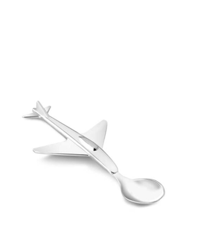 Zilverstad Kinderlöffel Flugzeug