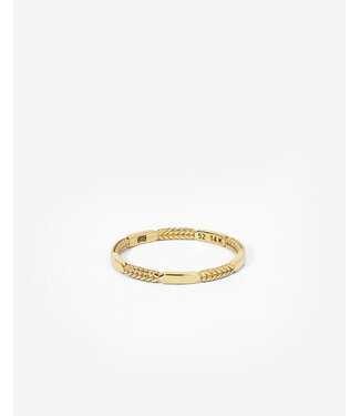 Buddha to Buddha Stacking Ring Barbara Mix Goud 14ct