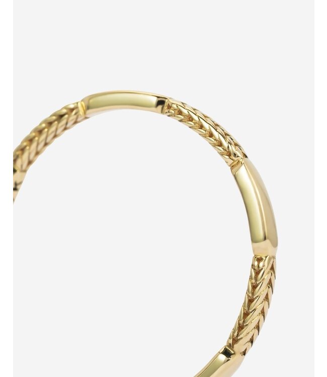 Buddha to Buddha Exclusive Stacking Ring Barbara Mix Goud 14kt Geelgoud 925 Sterling Silver – Free Engraving