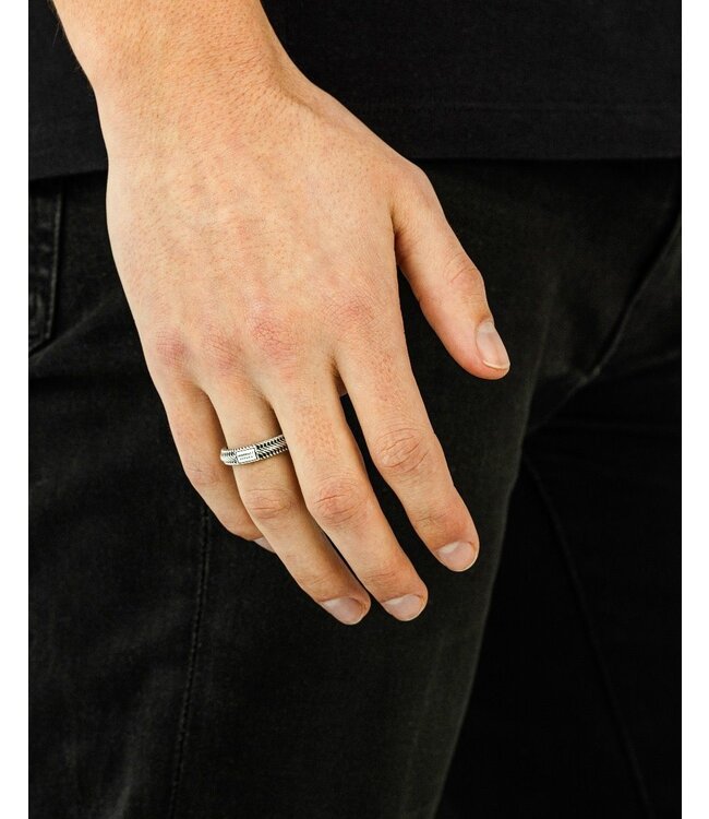Buddha to Buddha Edwin Mini Ring Zilver