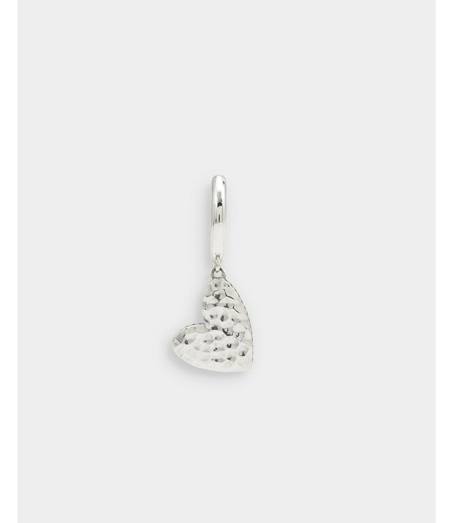 Buddha to Buddha Exclusive Hart Oorbel Single Piece Silver en Verguld 925 Sterling Silver – Free Engraving