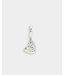 Hart Oorbel Single Piece Zilver